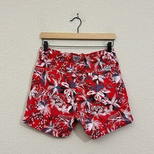COLUMBIA PFG Womens Super Backcast Water Shorts 5" in Red